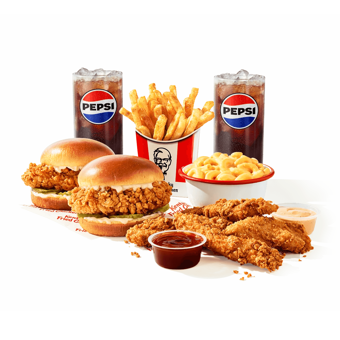 Meal for Two: 2 Sandwiches + 4 pc. Tenders Combo
