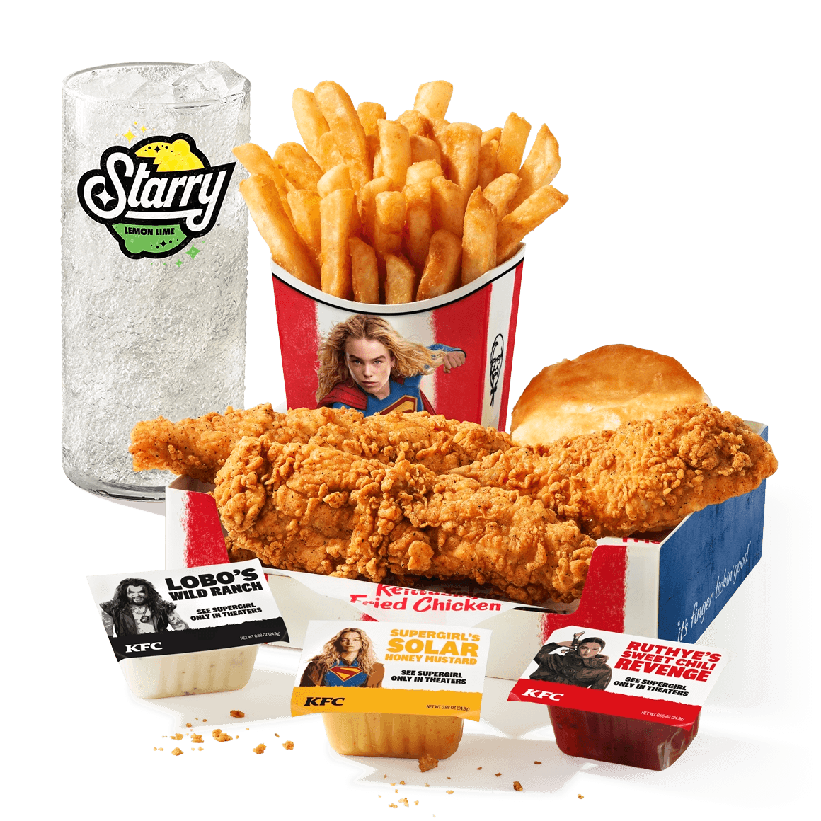 Supergirl Tenders Combo Meal
