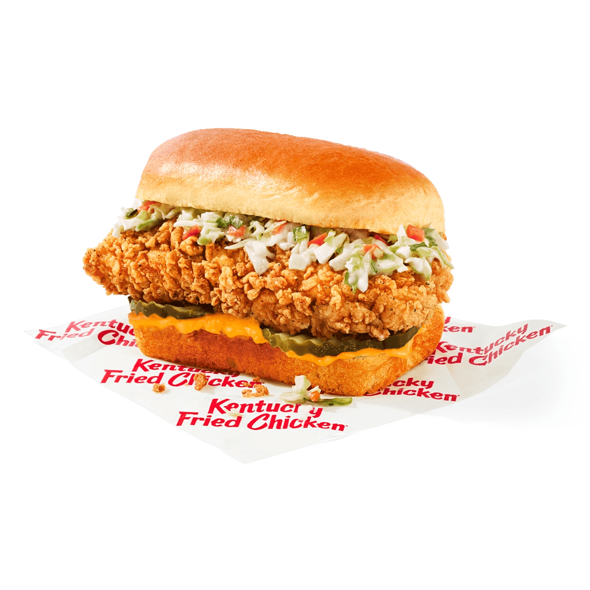 Spicy KFC Snacker™ with Coleslaw