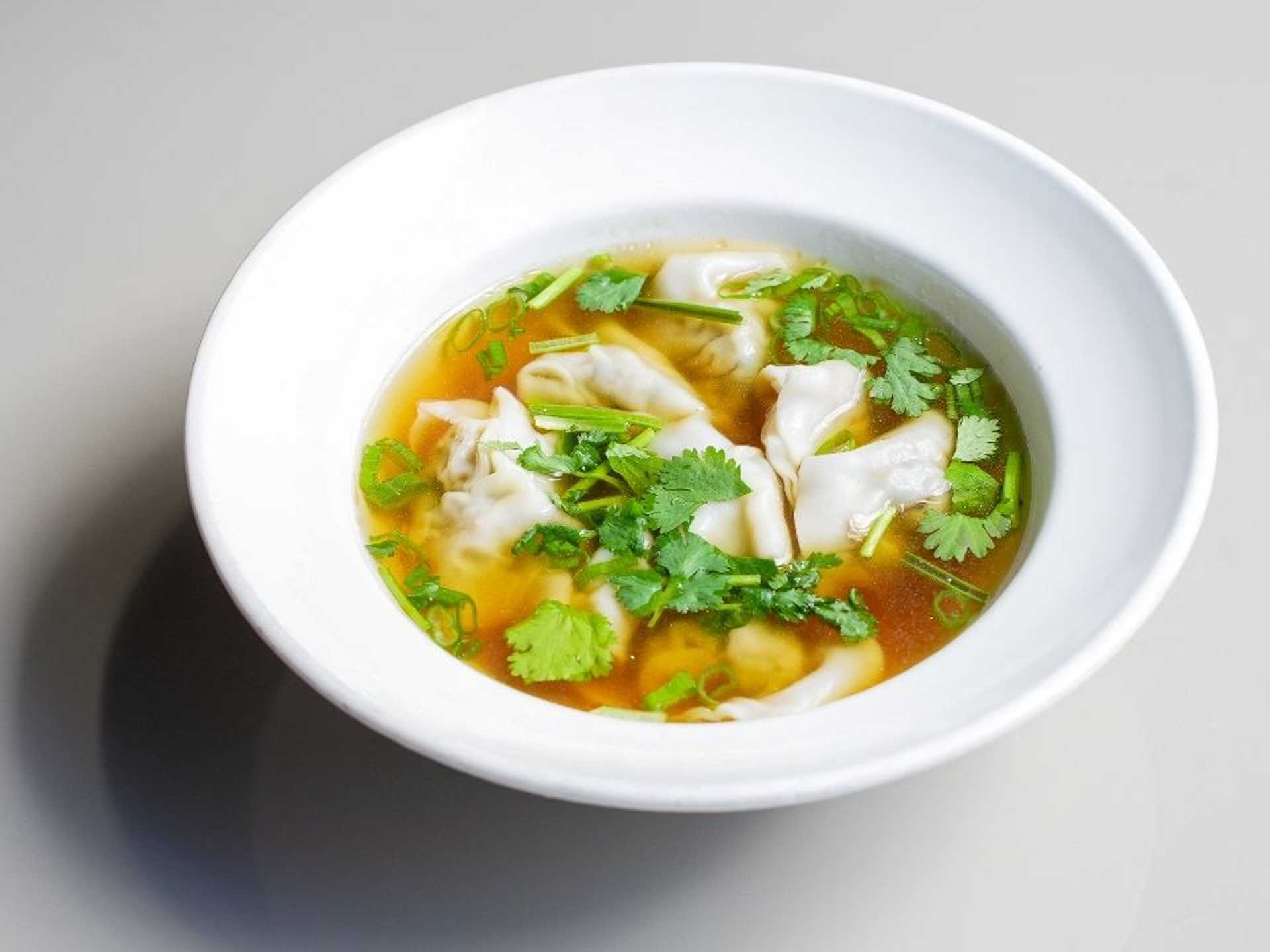 Wontons w Chicken Broth
