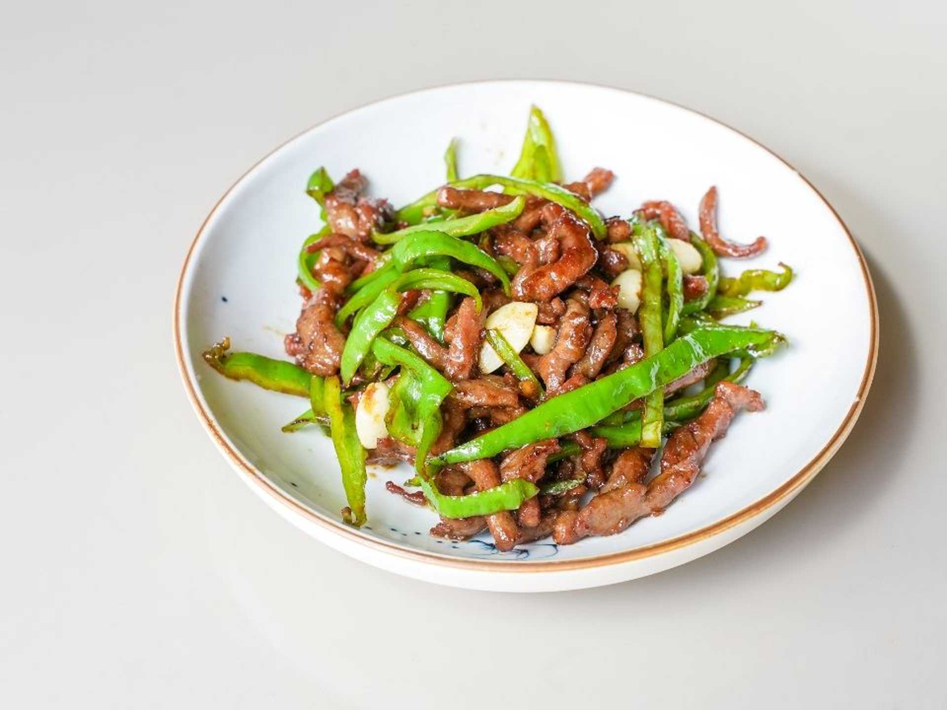 Shredded Beef w. Peppers