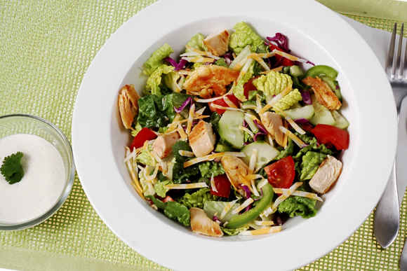 Grilled Chicken Garden Salad