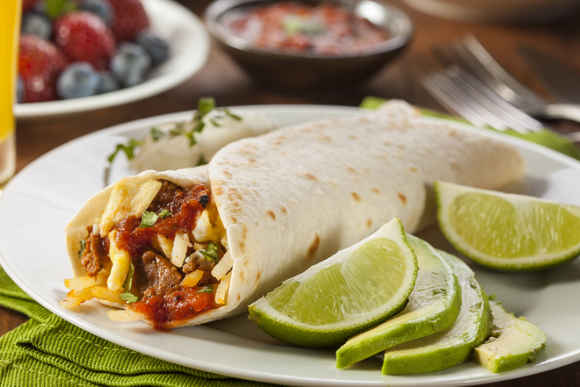 Sausage Breakfast Burrito