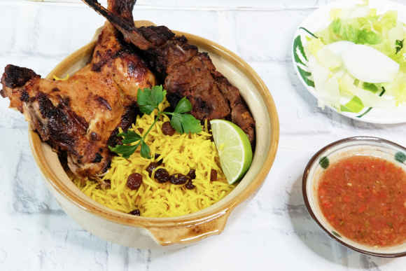 Combo Chicken & Lamb Over Rice