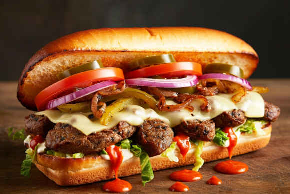 Sriracha Philly Sandwich