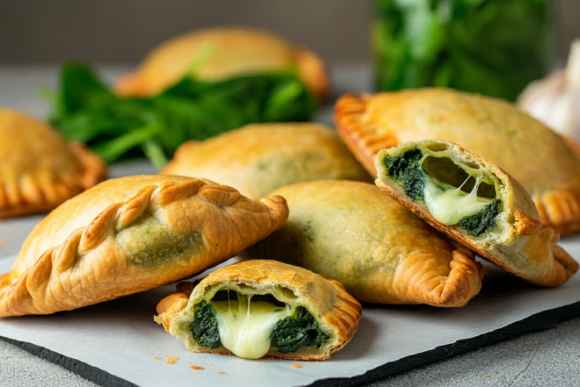 Spinach and Cheese Empanada