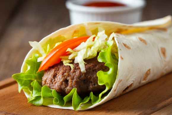 Hamburger Wrap