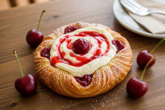 Cherry Cheese Danish