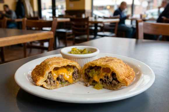 Cheeseburger Empanada