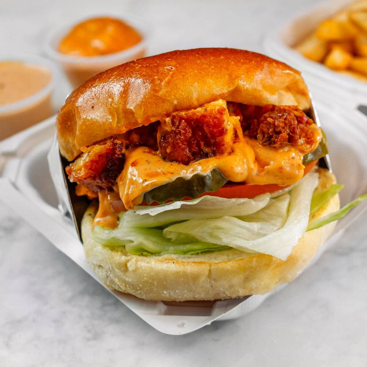 Chopped Chicken Sandwich