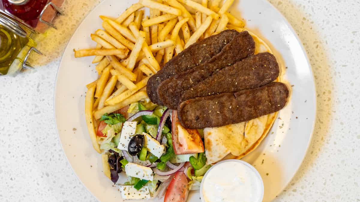 Pork Souvlaki Platter