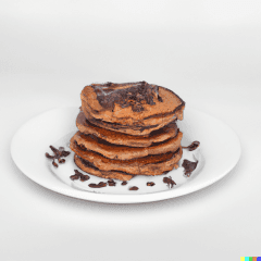 Pancakes with Chocolate Chips