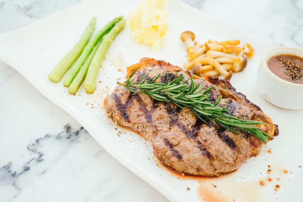 Rib Eye Steak Entree
