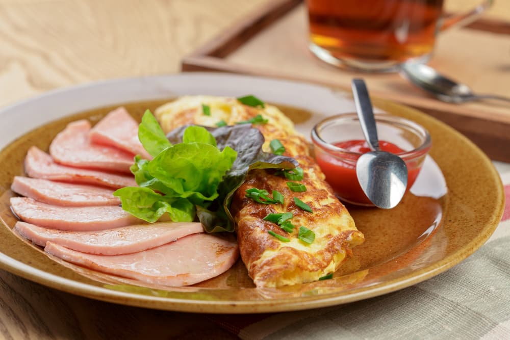 Ham Omelette