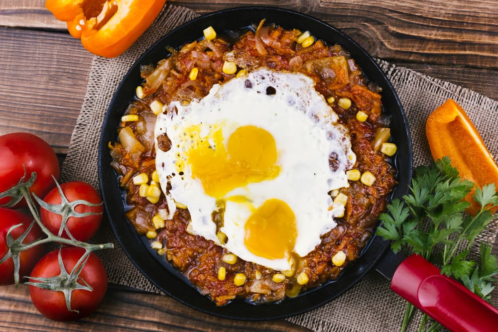 Corned Beef Hash & Eggs, Any Style