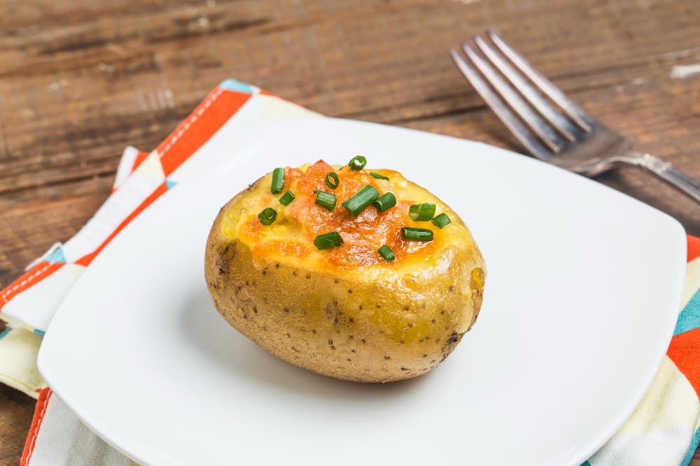 Baked Potato w/ Melted Cheddar