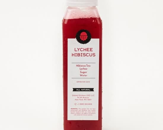 Iced Lychee Hibiscus Tea