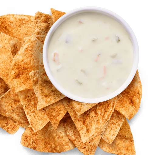 Large Chili-Lime Chips & Queso Blanco