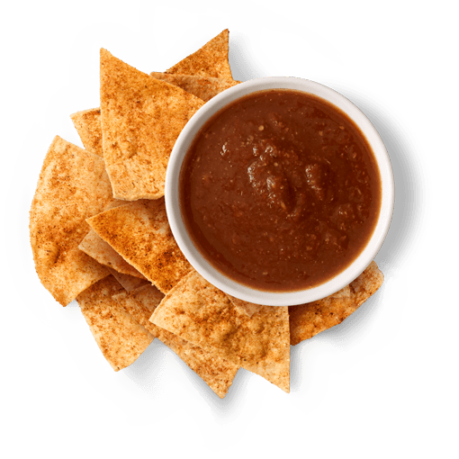 Chili-Lime Chips & Tomatillo Red Chili Salsa