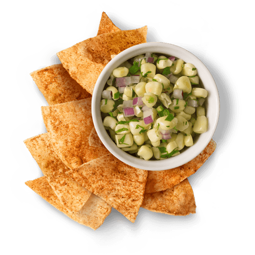 Chili-Lime Chips & Roasted Chili-Corn Salsa