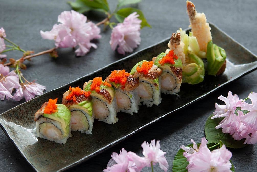 Rainbow Dragon Roll