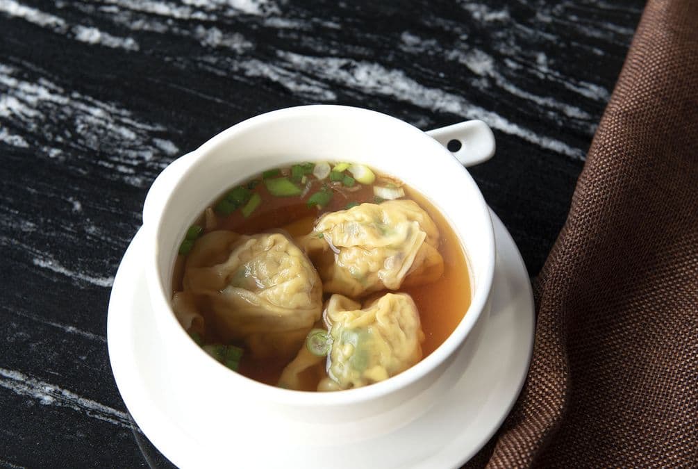 Shrimp Dumpling Soup