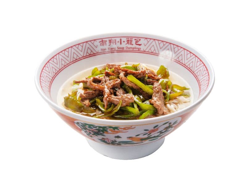 Beef w.Shredded Pepper Noodle Soup