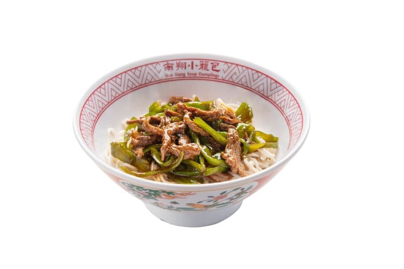 Noodle w.Beef & Shredded Pepper(No Soup)